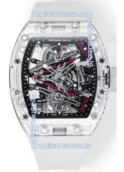 Richard Mille RM38-02 Sapphires Bubba Watson Genuine Tourbillon Movement 1:1 Mirror Replica