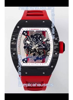Richard Mille RM055 Black Carbon Casing 1:1 Superclone Genuine Tourbillon Watch 