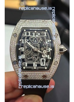 Richard Mille RM67-01 Diamonds Titanium Casing 1:1 Swiss Replica Watch 