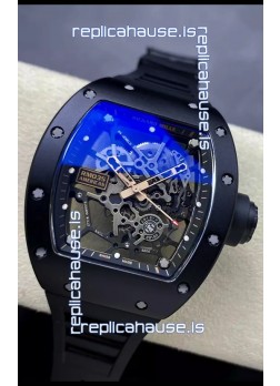Richard Mille RM035 AMERICAS Black DLC & Rose Gold Casing 1:1 Swiss Replica Watch 