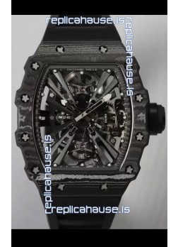 Richard Mille RM12-01 Carbon Fiber Case Genuine Tourbillon Movement 1:1 Mirror Replica Watch