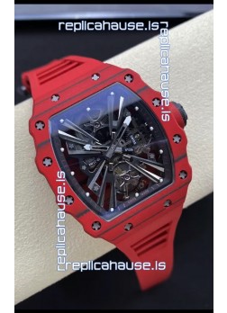 Richard Mille RM12-01 Carbon Fiber Case Genuine Tourbillon Movement 1:1 Mirror Replica Watch