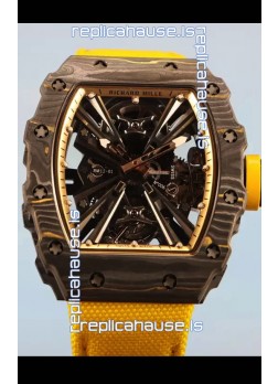Richard Mille RM12-01 Carbon Fiber Case Genuine Tourbillon Movement 1:1 Mirror Replica Watch