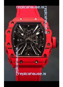 Richard Mille RM12-01 Carbon Fiber Case Genuine Tourbillon Movement 1:1 Mirror Replica Watch