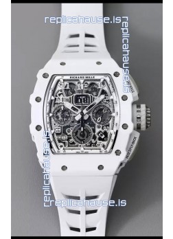 Richard Mille RM11-03 Titanium/White Ceramic 1:1 Mirror Quality Swiss Replica Watch