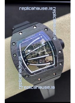 Richard Mille RM59-01 Genuine Tourbillon Movement in Black NTPT Carbon Casing