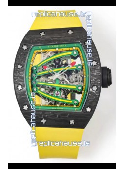 Richard Mille Super Clone RM59-01 Carbon NTPT Case Green Dial Swiss Replica Watch