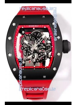 Richard Mille Super Clone RM055 Ceramic Casing with Genuine Tourbillon Watch 