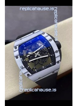 Richard Mille Super Clone RM61-01 Yohan Blake White Quartz NTPT Casing Tourbillon Movement 