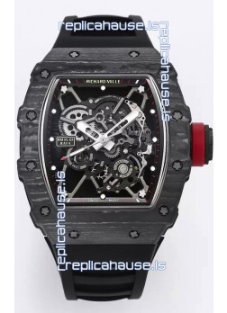 Richard Mille RM35-01 Rafael Nadal Carbon Fiber Casing with Genuine Tourbillon Super Clone Watch