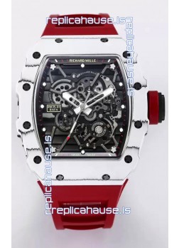 Richard Mille RM35-01 Rafael Nadal Carbon Fiber Casing with Genuine Tourbillon Super Clone Watch