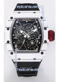 Richard Mille RM35-01 Rafael Nadal Carbon Fiber Casing with Genuine Tourbillon Super Clone Watch