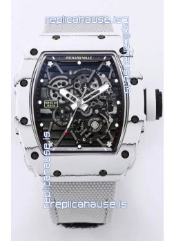 Richard Mille RM35-01 Rafael Nadal Carbon Fiber Casing with Genuine Tourbillon Super Clone Watch