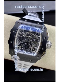 Richard Mille RM11-03 Titanium/Black Ceramic 1:1 Mirror Quality Swiss Replica Watch