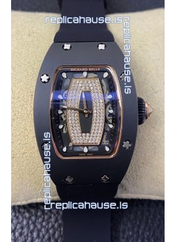 Richard Mille RM-07-01 DLC Coated Casing Ladies 1:1 Swiss Replica Watch