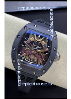 Richard Mille RM47 Black Ceramic Casing Watch in Swiss Automatic Movement 