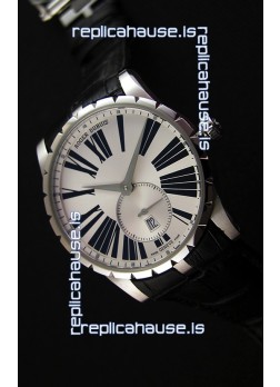 Roger Dubuis Excalibur RDDBEX0460 Steel White Swiss Replica Watch 