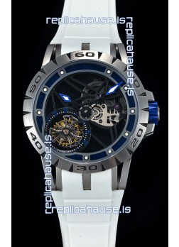 Roger Dubuis Excalibur Spider Flying Tourbillon Skeleton Titanium Casing 1:1 Mirror Swiss Watch