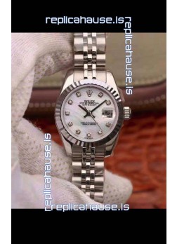 Rolex Datejust Ladies 28MM Cal.3135 Movement Swiss Replica in 904L Steel Casing