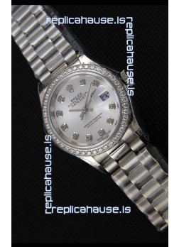 Rolex Datejust Ladies Diamonds Markers Swiss Watch CAL.2236 Movement 1:1 Mirror Replica