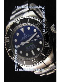 Rolex Sea-Dweller REF# 116660 Deep Sea Blue Swiss Replica 1:1 Mirror - Ultimate 904L Steel Watch 