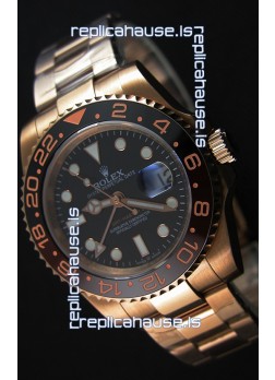 Rolex GMT Masters II 126715CHNR Everose Gold Swiss Replica 1:1 Mirror Watch