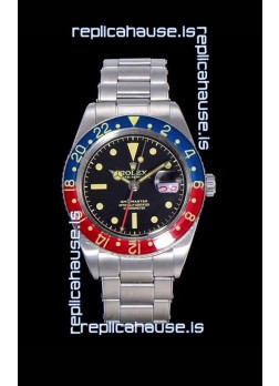 Rolex GMT Master 1675 PEPSI Vintage Edition Swiss Replica Watch 