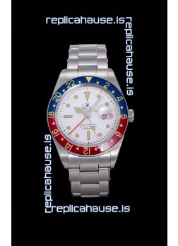 Rolex GMT Master Vintage Edition Swiss Replica Watch in White Dial