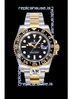 Rolex GMT Masters II 116713 Yellow Gold Swiss Replica 1:1 Mirror Watch 904L Steel 