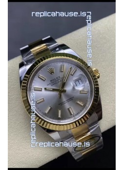 Rolex Datejust M126333 41MM ETA3235 72 Hours Power Steel Dial Oyster 1:1 Mirror Replica Yellow Gold 904L Steel