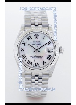 Rolex Datejust M126234 36MM ETA2836 White Mother of Pearl Dial - Roman Numerals 