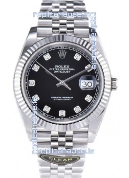 Rolex Datejust 126334 41MM ETA3235 72 Hours Power Black Dial Jubilee 1:1 Mirror Replica