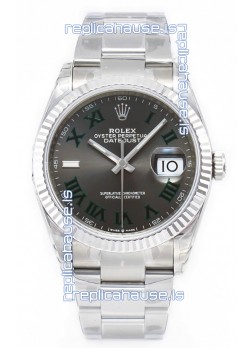 Rolex Datejust 126330 Wimbledon 41MM ETA3235 Grey Dial 72 Hours Power 1:1 Mirror Replica