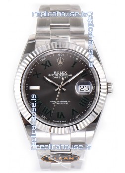 Rolex Datejust 126334 Wimbledon 41MM ETA3235 Slate Dial 72 Hours Power 1:1 Mirror Replica