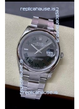 Rolex Datejust "Wimbledon" Cal.3235 Movement Swiss Watch - Ultimate 904L Steel 36MM