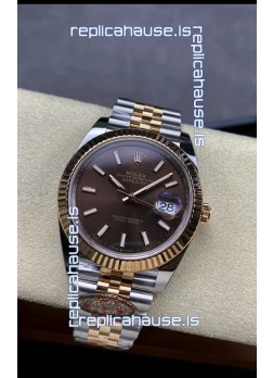 Rolex Datejust 126331 41MM ETA 3235 Swiss 1:1 Mirror Replica Watch in Rose Gold 904L Steel