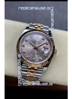 Rolex Datejust 126331 41MM ETA 3235 Swiss 1:1 Mirror Replica Watch in Rose Gold 904L Steel