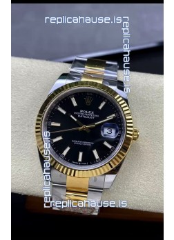 Rolex Datejust 126331 41MM ETA 3235 Swiss 1:1 Mirror Replica Watch in Yellow Gold 904L Steel 