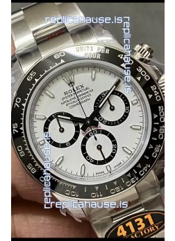 Rolex Cosmograph Daytona M126500LN White Dial Cal.4131 Movement - 904L Steel Watch