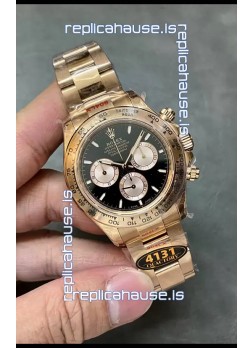 Rolex Daytona REF.126505 Cal 4131 1:1 Swiss Replica Watch - 904L Steel Rose Gold 