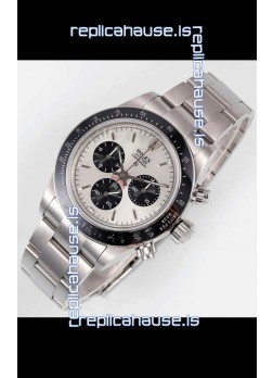 Rolex Daytona Super Clone BLAKEN Paul Newman Steel Dial Swiss Replica Watch - 4130 Movement