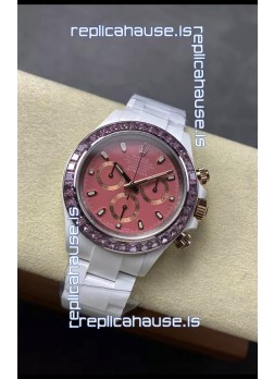 Rolex Daytona AET Remould Dark Green Dial Full Ceramic Strap Watch in Cal.4130 Movement