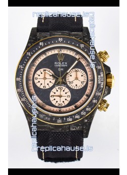 Rolex Daytona Super Clone DiW Edition Carbon Fiber Watch in Grey Dial - Cal.4130 Movement