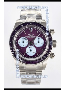 Rolex Daytona Super Clone Artisans De Geneve Edition Maroon Dial Swiss Replica Watch