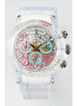 Rolex Daytona AET Remould XMAS Sapphires Casing 1:1 Swiss Replica Watch 
