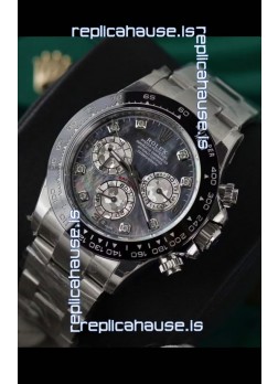 Rolex Daytona Super Clone White Gold Casing Pearl Dial Cal.4131 Movement Watch Ceramic Bezel