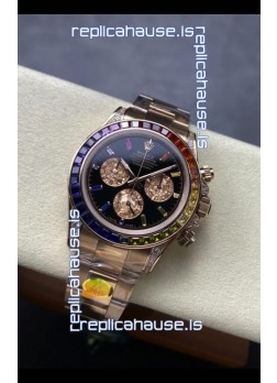 Rolex Daytona Super Clone 116595RBOW Rose Gold 1:1 Mirror Cal.4131 Movement Repllica Watch 