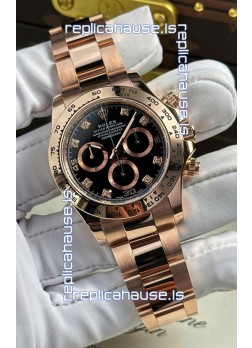 Rolex Daytona Super Clone REF.126505 Cal 4131 1:1 Swiss Replica Watch - 904L Steel Rose Gold
