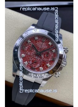 Rolex Cosmograph Daytona Grossular Rubellite Dial Original Cal.4130 Movement - 904L Steel Watch