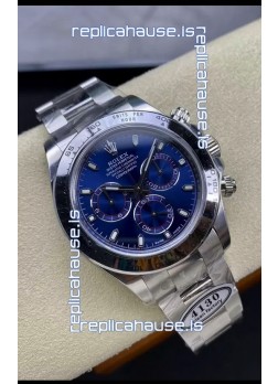 Rolex Cosmograph Daytona M116509 Original Cal.4130 Movement - 904L Steel Watch in Blue Dial